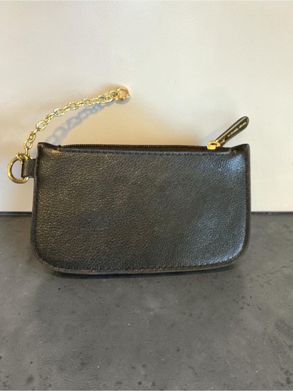 Michael Kors Black Coin Purse Wristlet Wallet Pouch